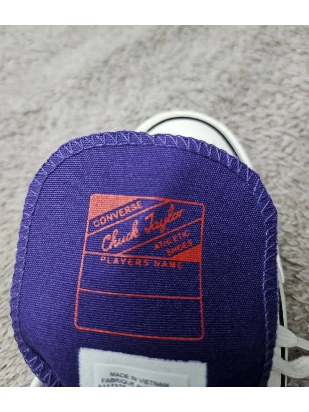 Converse Chuck Taylor 70 DENIM-All Star Ollie Patch~Court Purple M/13 W/15 Nwob - Picture 6 of 14
